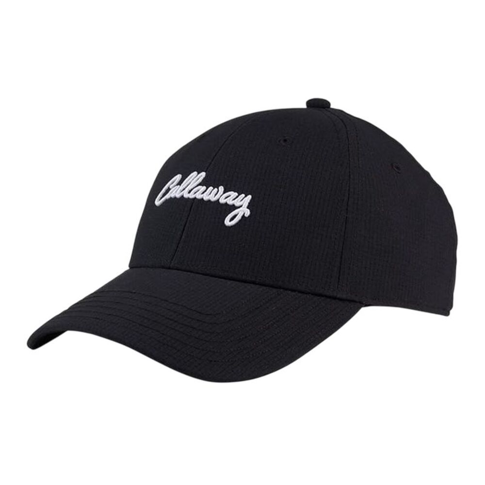 Callaway Mens Embroidered Logo Golf Cap / Black/White